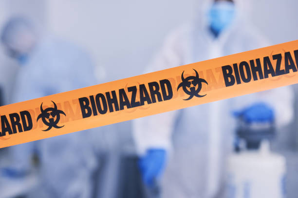 Professional Biohazard Cleanup technician working in Quincy, OH